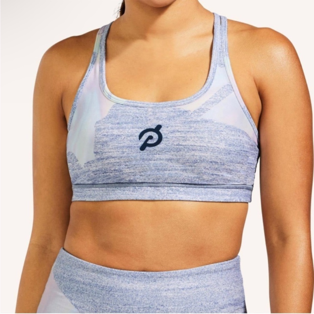 Peloton White Opal Strappy Bra By WITH Size Small